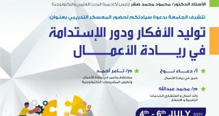 ورشة عمل بعنوان”توليد الأفكار ودور الاستدامة في ريادة الاعمال” بجامعة العلمين الدولية ورشة عمل بعنوان”توليد الأفكار ودور الاستدامة في ريادة الاعمال” بجامعة العلمين الدولية