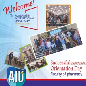 Alamein International University hosted the students of the (pharmacy program) during the orientation week