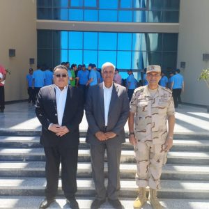 Conclusion of the third course of military education at Alamein International University