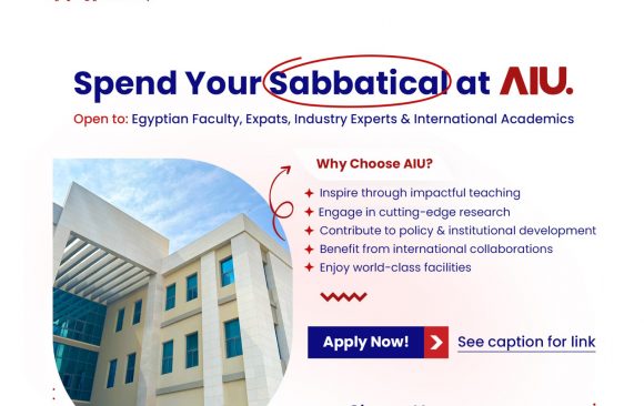 Spend Your Sabbatical at Alamein International University (AIU) in New Alamein City!