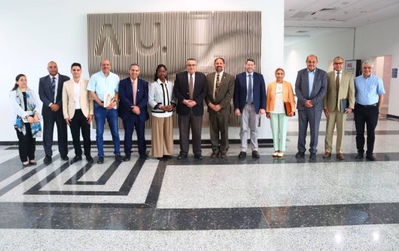 Alamein International University Receives a High-Level Delegation from James Madison University to Strengthen Academic Cooperation